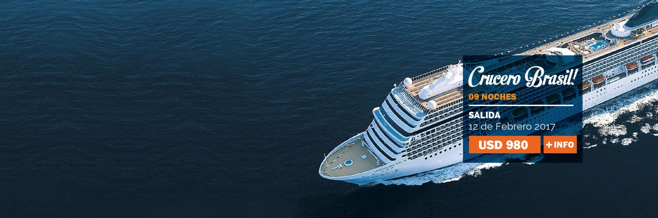 Crucero por Brasil 2017
