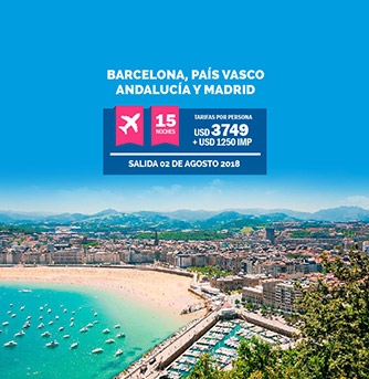 Barcelona, País Vasco, Andalucía y Madrid